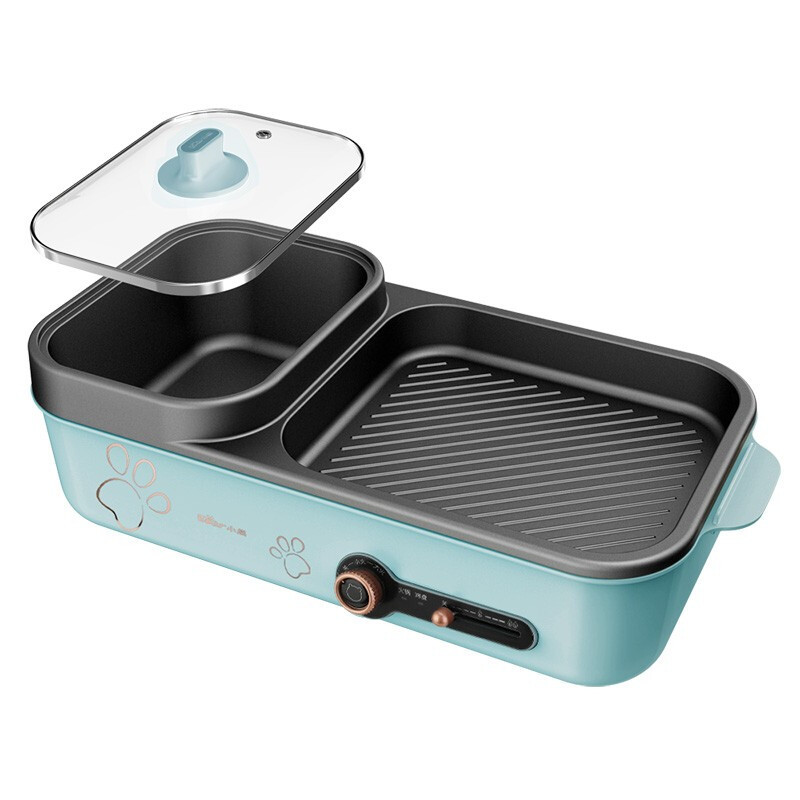 小熊电烤炉薄荷蓝1400wdklc16g5视频