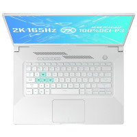 华硕天选air i7-11370H 16G 1TB固态 RTX3060-6G独显 P3广色域 165Hz 2K电竞屏 耀月白 升级定制 15.6英寸电竞本游戏本笔记本电脑