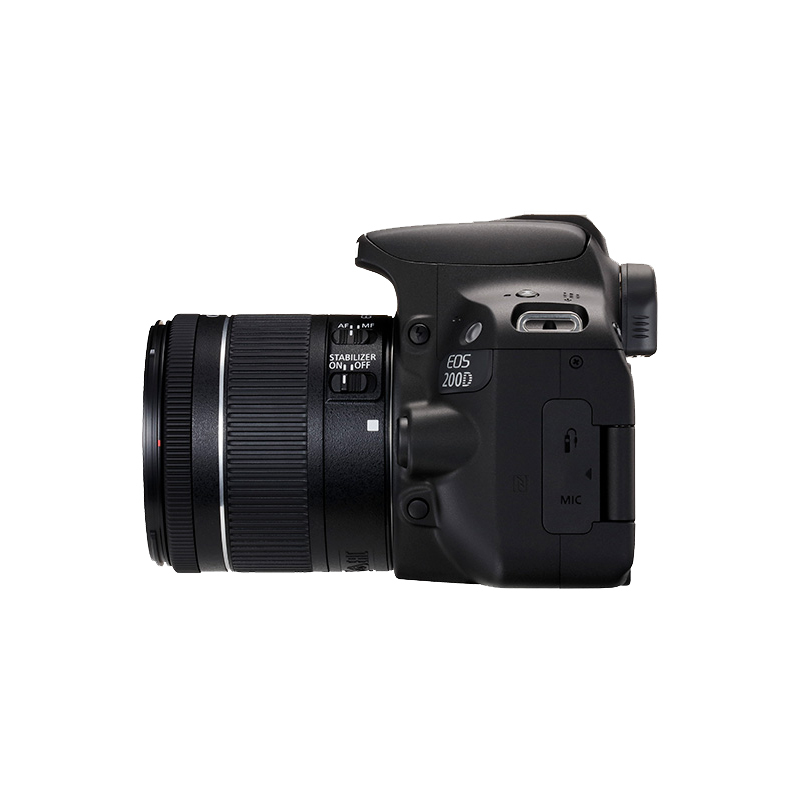 佳能(Canon)EOS 200D 数码单反相机套机黑色(EF-S18-55IS STM黑色)
