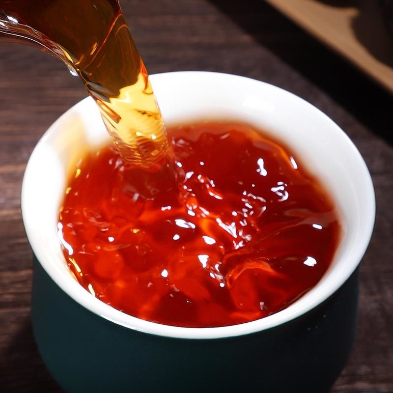 云南普洱糯香普洱熟茶云南普洱茶糯香龙珠小沱茶勐海普洱茶叶罐装高清大图