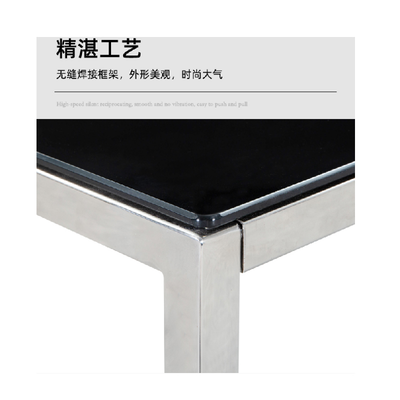 百特尚优 玻璃方茶几 600*600*450 BT-CJ15 个