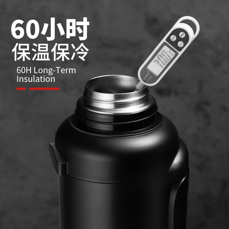 恩尔美nrmei保温壶杯大容量便携不锈钢户外保温水壶家用暖热水瓶金质