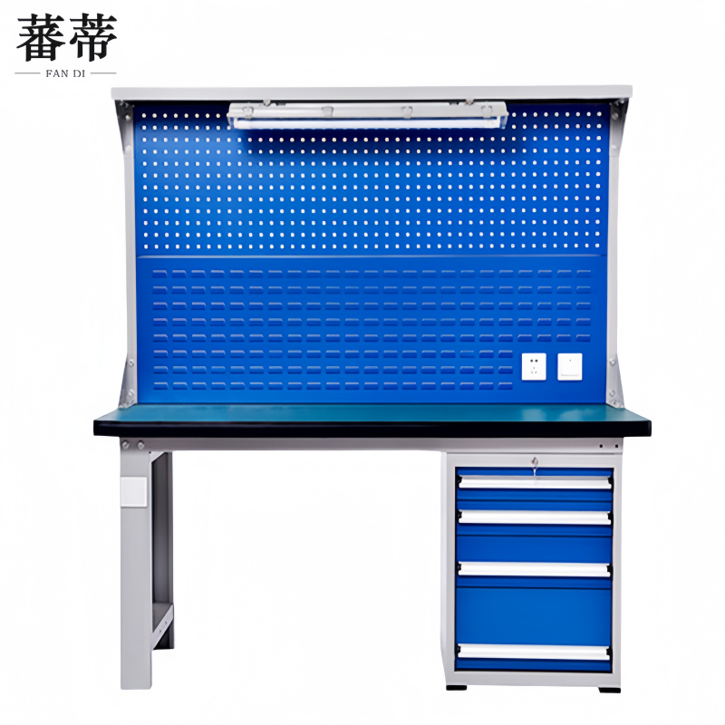 蕃蒂操作台1.2米+挂板+灯架台高清大图