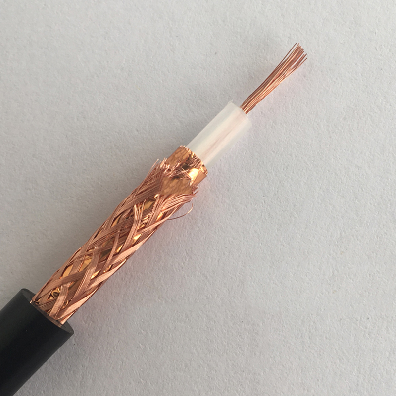 汇特益电线电梯视频线755双钢丝双屏蔽tsyv755128编双钢丝100米卷单位