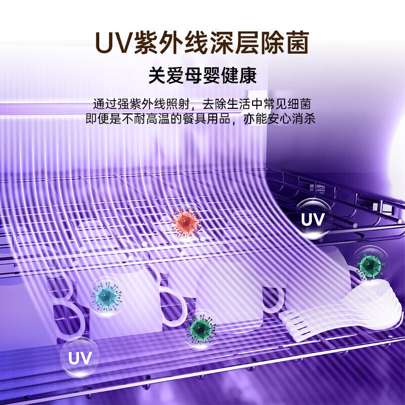 容声消毒柜家用立式台式商用双门全不锈钢高温碗筷消毒碗柜A80热风烘干系列 280型 高温二星级1325mm/280-23