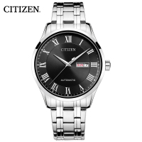 西铁城(CITIZEN)手表 自动机械不锈钢黑盘男表NH8360-80EB