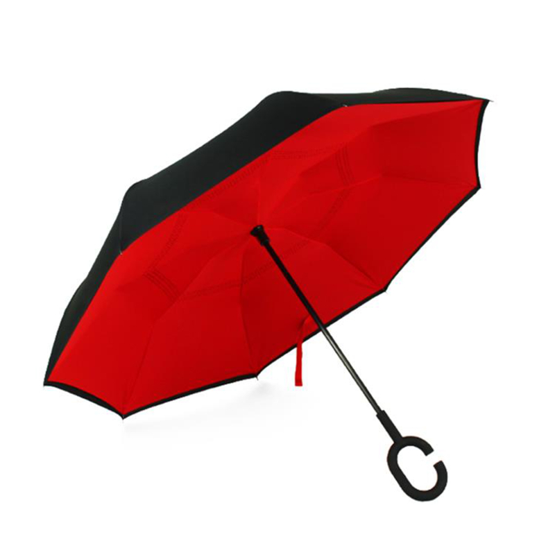 爱車屋(icaroom)创意双层反向伞I-3071 汽车用 汽车防护用品 汽车遮阳伞 随身伞!高清大图