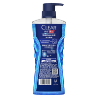 清扬(CLEAR)男士平衡控油沐浴露 冰凉酷爽 700G[联合利华]
