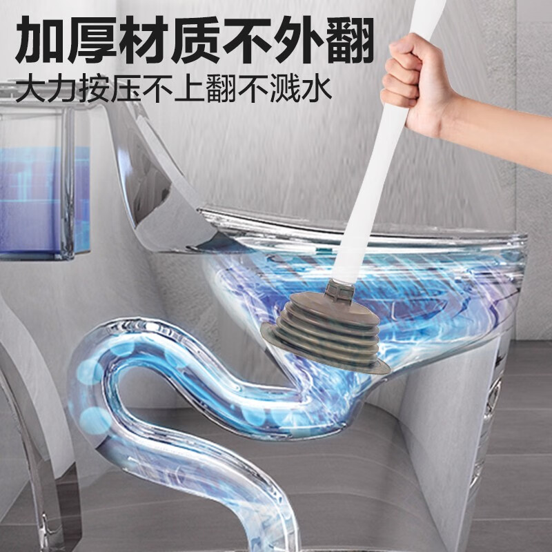 茶花(CHAHUA) 4321 马桶疏通器 (计价单位:个) 灰色高清大图