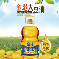 【金港】丹东非转精炼一级大豆油4升 非转基因精炼食用油 4l 源产东北辽宁丹东
