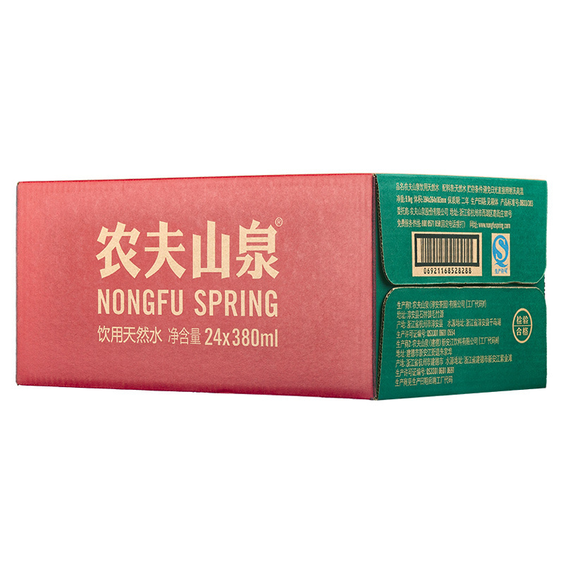 农夫山泉饮用天然水380mL*24 整箱