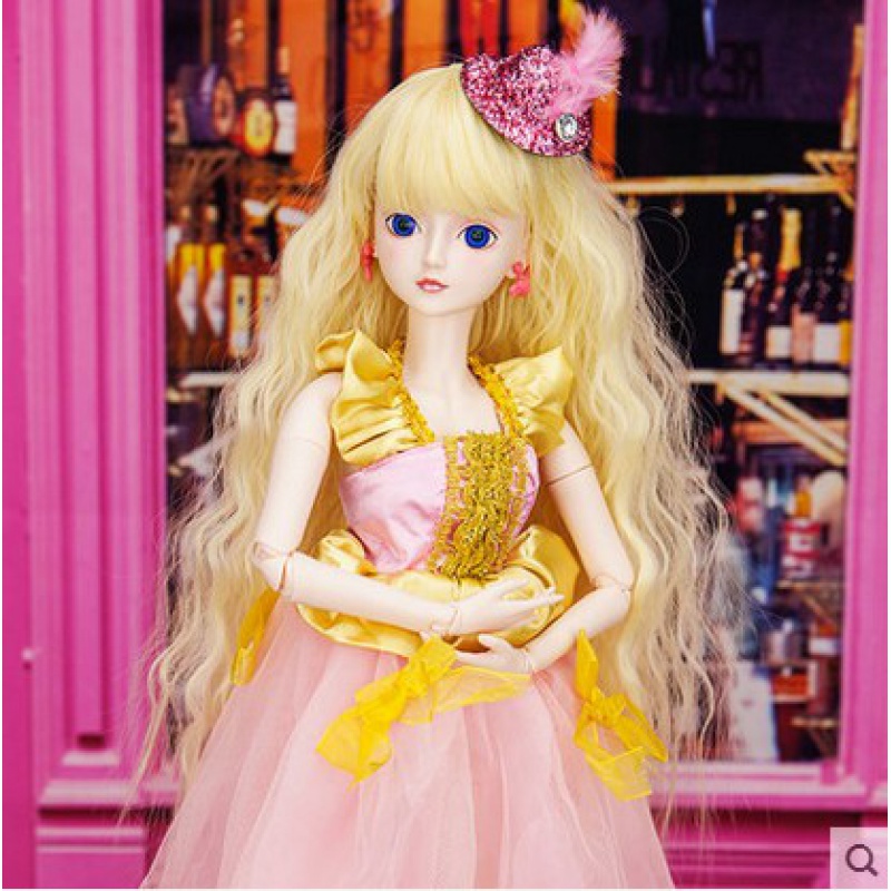 叶罗丽娃娃正品茉莉60cm夜萝莉能化妆改装全关节可动人偶女孩玩具