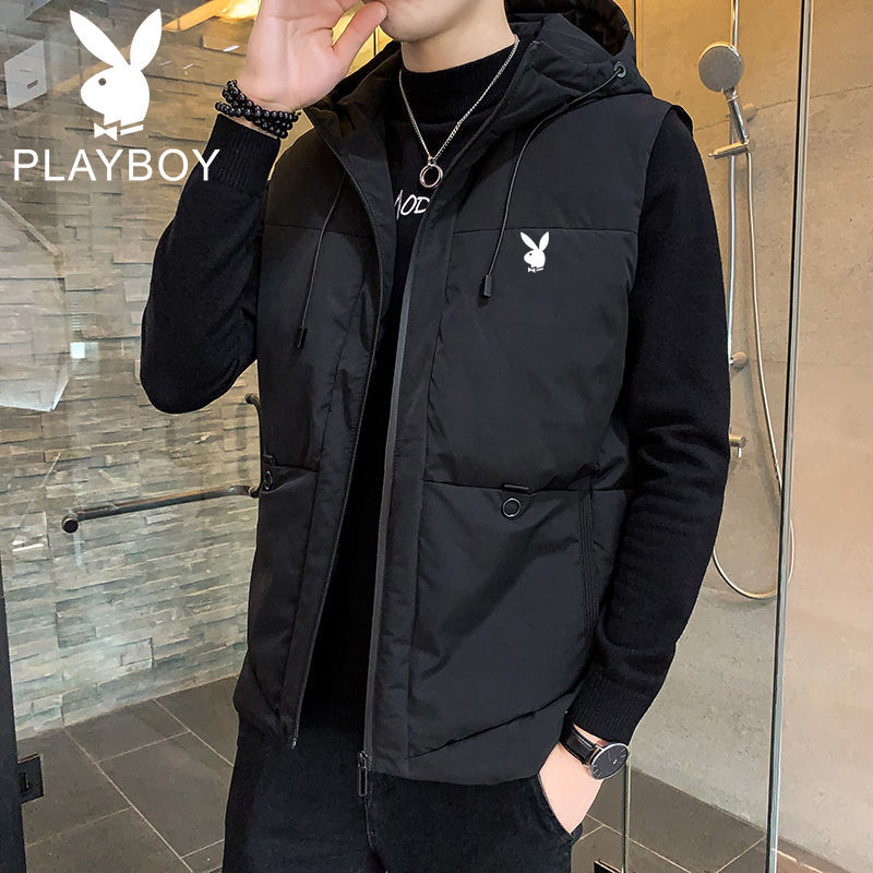 羽绒棉马甲男大码青年外套冬季时尚韩版坎肩棉衣保暖背心