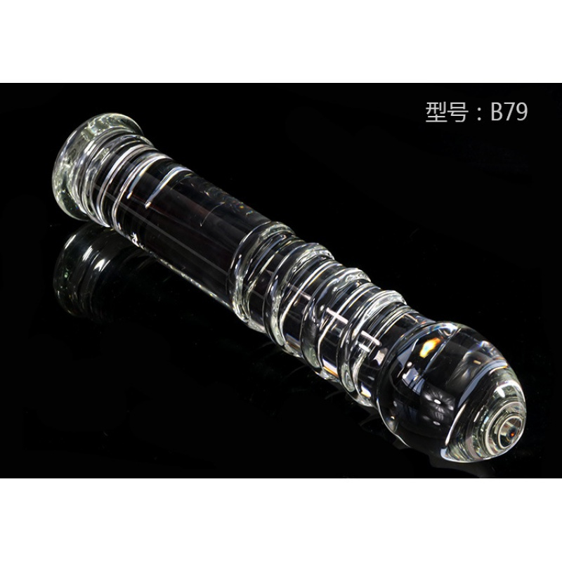 水晶玻璃棒仿真阳具女用自嗨玩具大号肛塞G点后庭拳头刺激性工具