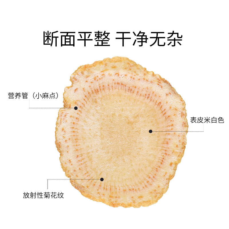 仟福来西洋参片 长白山西洋参片切片含片花旗参片250克搭石斛枸杞子特级泡养生茶