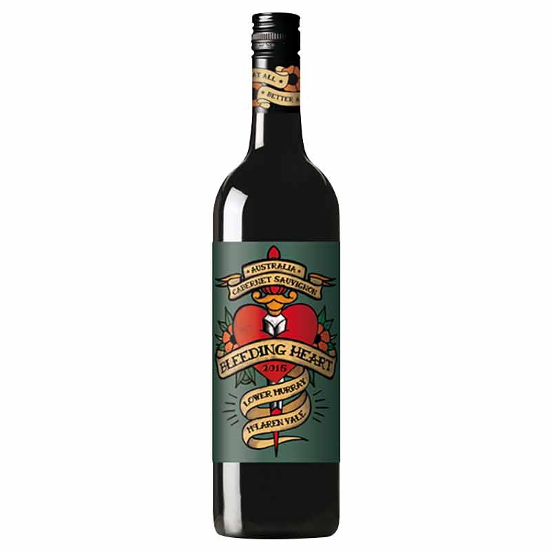 滴血之心(BLEEDING HEART)赤霞珠干红葡萄酒一瓶装 750ml