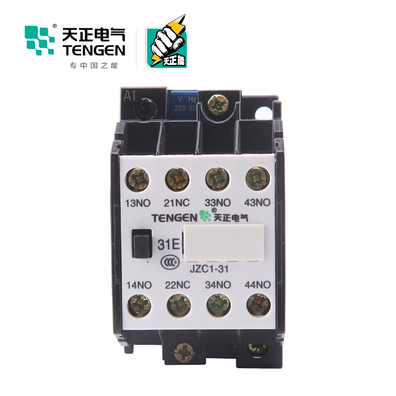 天正电气 JZC1 220V3NO+1NC AC 50/60Hz 03020010045 控制继电器