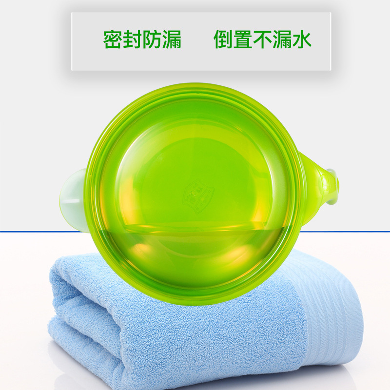阳光兔(Sunrabbit)儿童餐具套装宝宝304不锈钢注水保温碗婴幼儿辅食碗吸盘碗叉勺蓝色套装