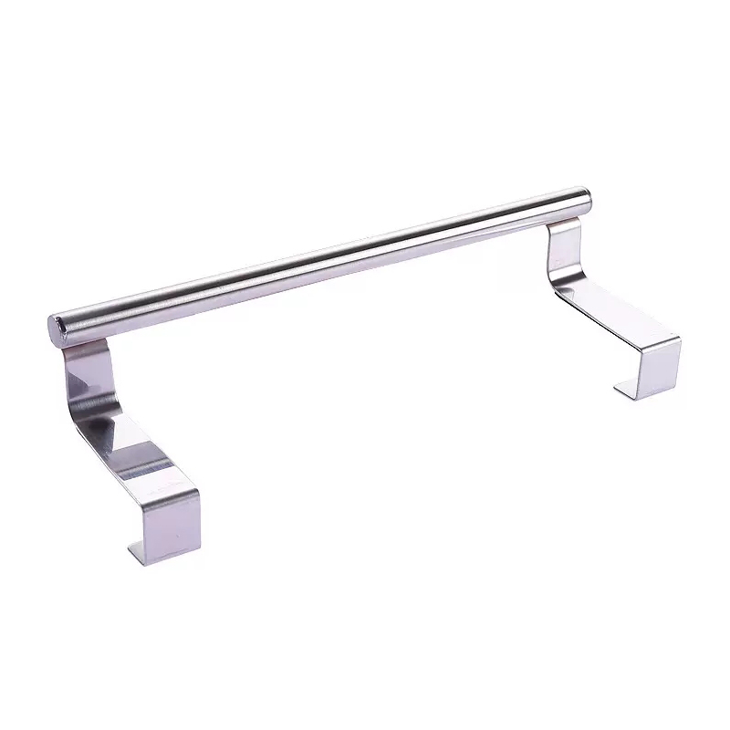 阿凡奇不锈钢免打孔挂式门后毛巾架