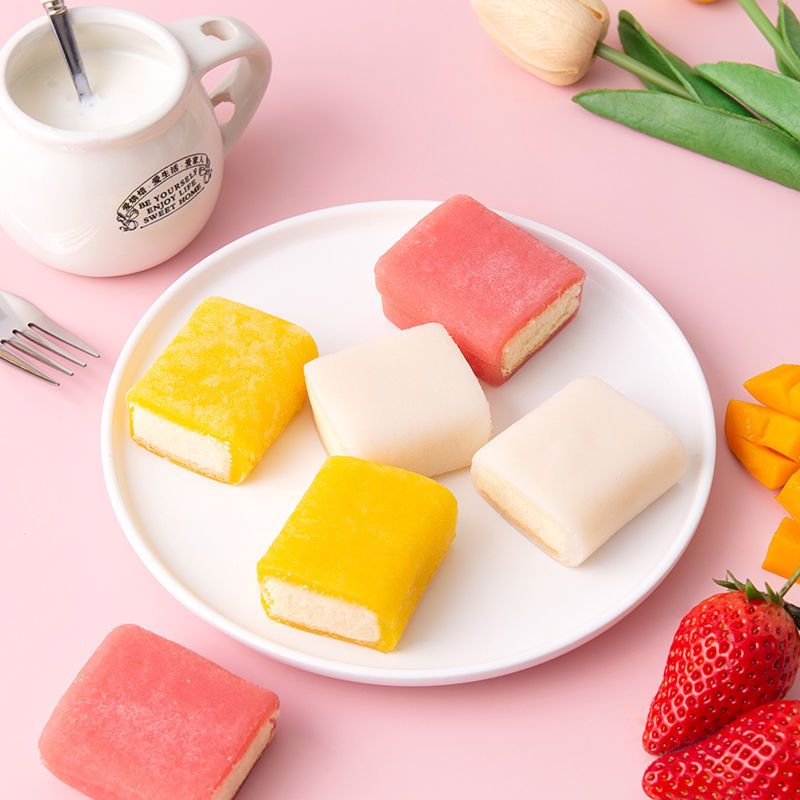 冰皮蛋糕混合口味面包整箱网红早餐充饥点心多种口味零食休闲正品