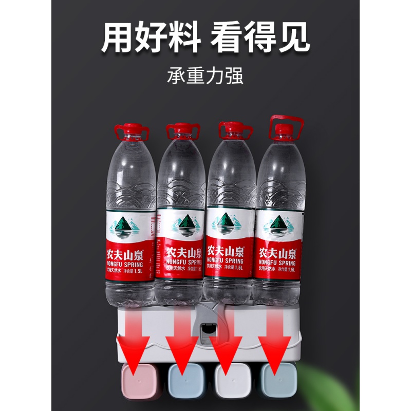 家柏饰(CORATED)卫生间牙刷置物架漱口杯壁挂式免打孔刷牙杯挂墙式电动牙刷架套装 三口之家[升级款][自动挤牙膏]高清大图