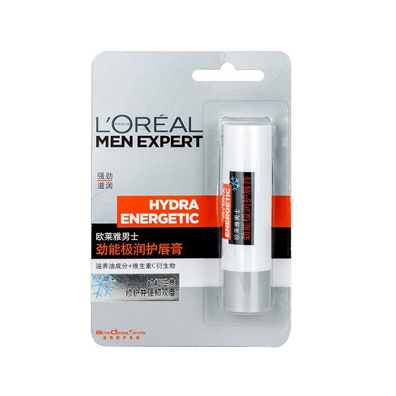 欧莱雅(LOREAL)男士劲能极润护唇膏3.5g 显色;润唇 裸色系润唇膏 L’OREAL高清大图