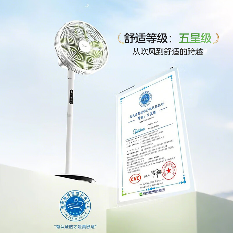 美的(Midea)幸运草安睡风扇直流变频电风扇SDH30RX