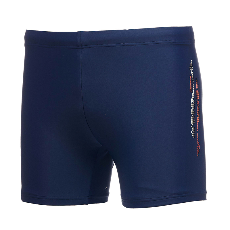 川崎kawasaki泳裤男弹力舒适全内衬四分平角泳装舒适不贴身男士