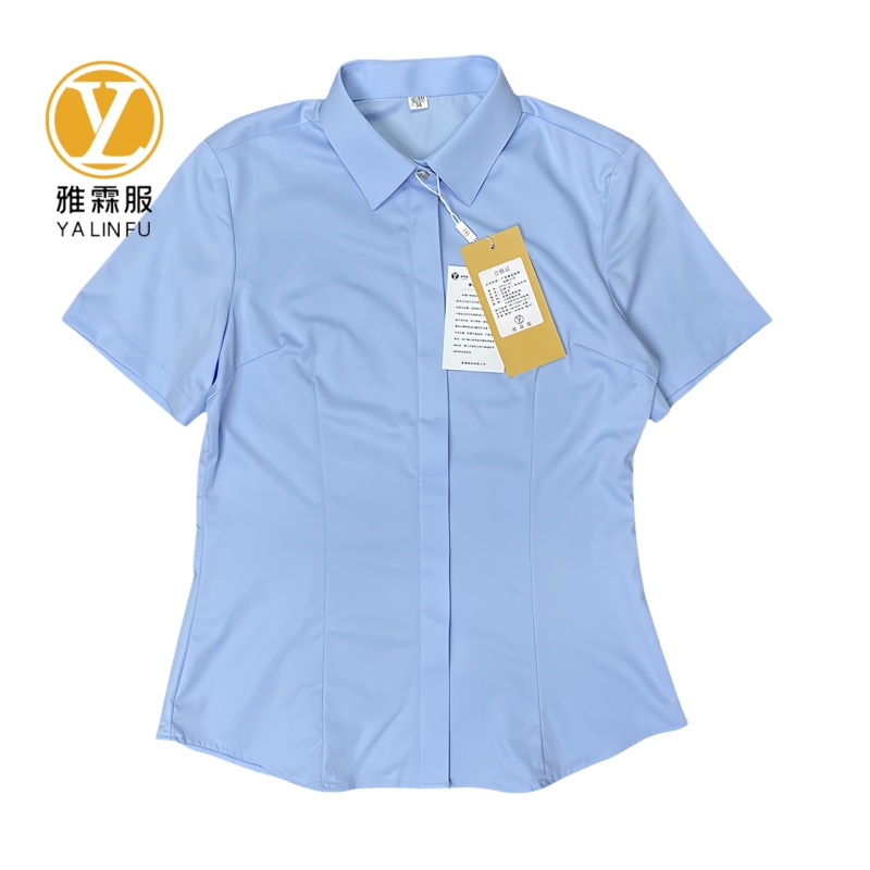 雅霖服 高端(女)短袖衬衫24YLF-G7 件高清大图