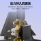 钻石牌(DIAMOND)吊扇家用客厅铁叶宿舍工业吊式黑色大风力吸顶扇电风扇 56寸纯铜电机无极调速