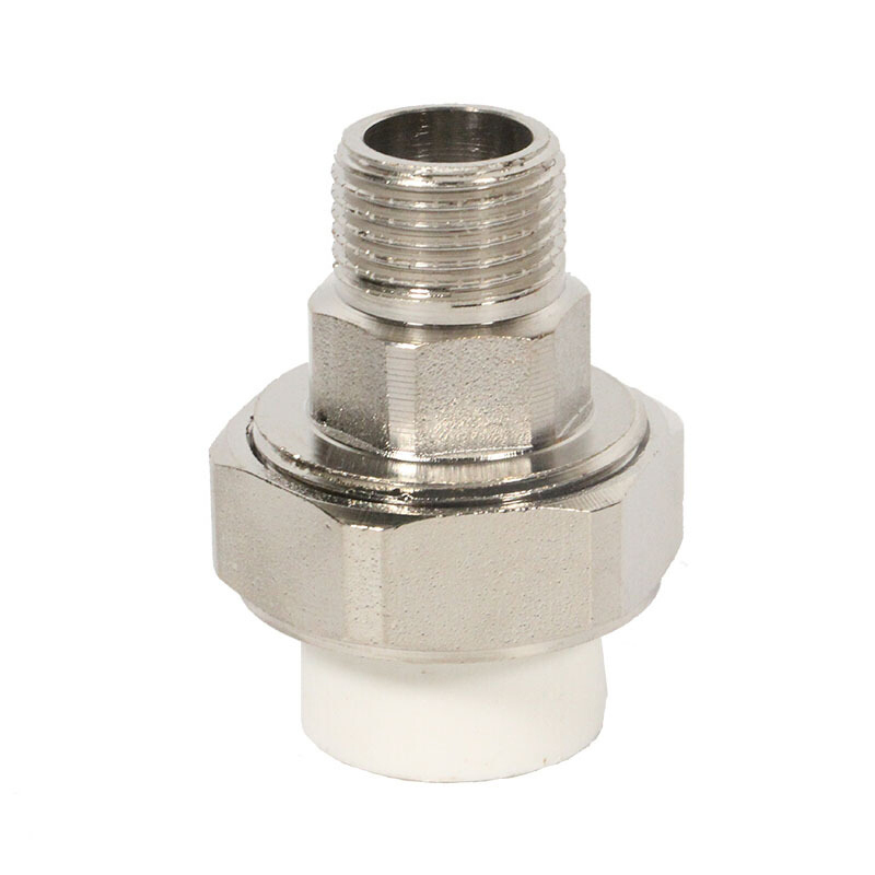 国标PPR水管配件 外丝外牙螺纹活接头 50*1-1/2“mm 1个