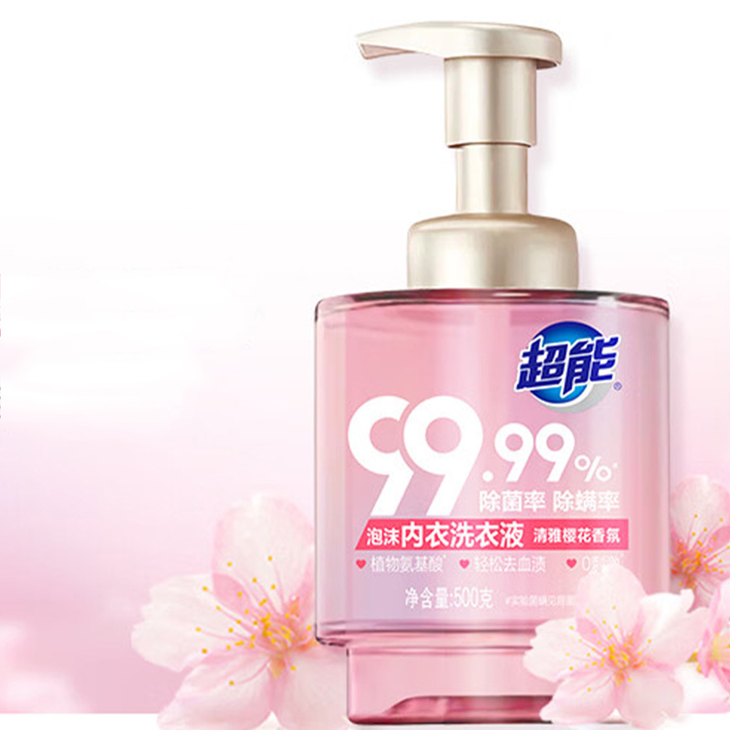 超能 1110215010 内衣洗衣液 500g高清大图