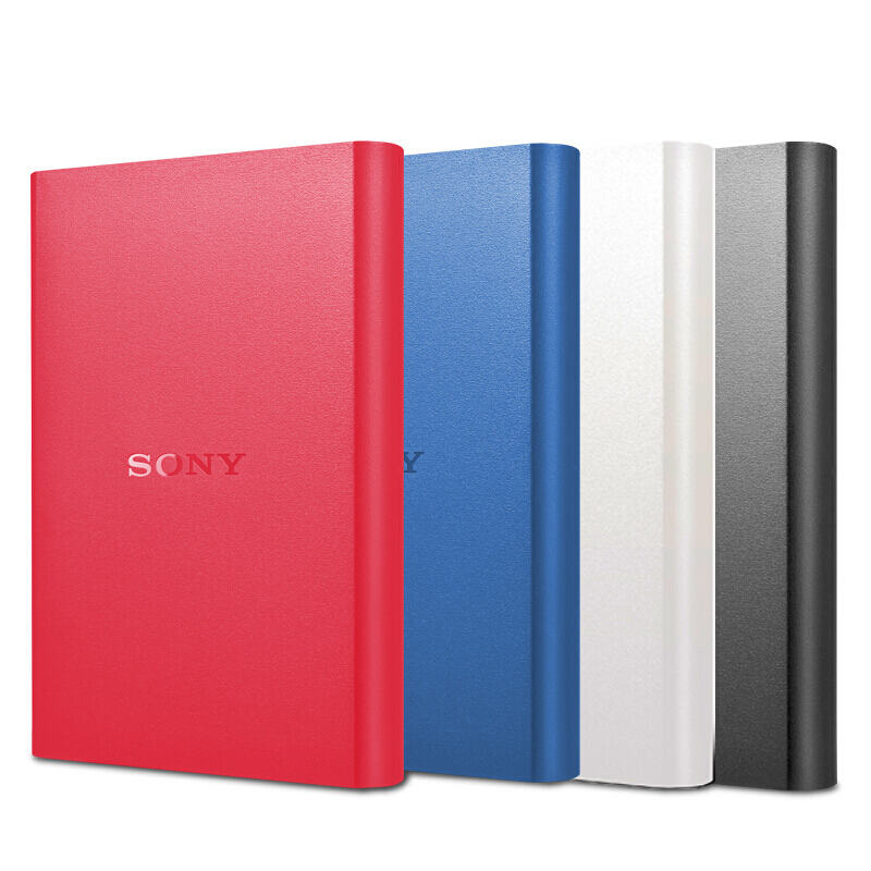 索尼(SONY)HD-B2移动硬盘驱动器 蓝色2.5英寸ABS工程塑料