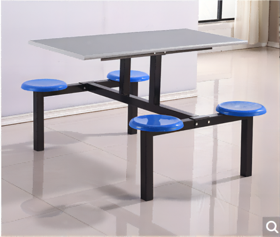 铜林玻璃钢不锈钢四人位六人位八人位餐桌TL-0025 四人位不锈钢