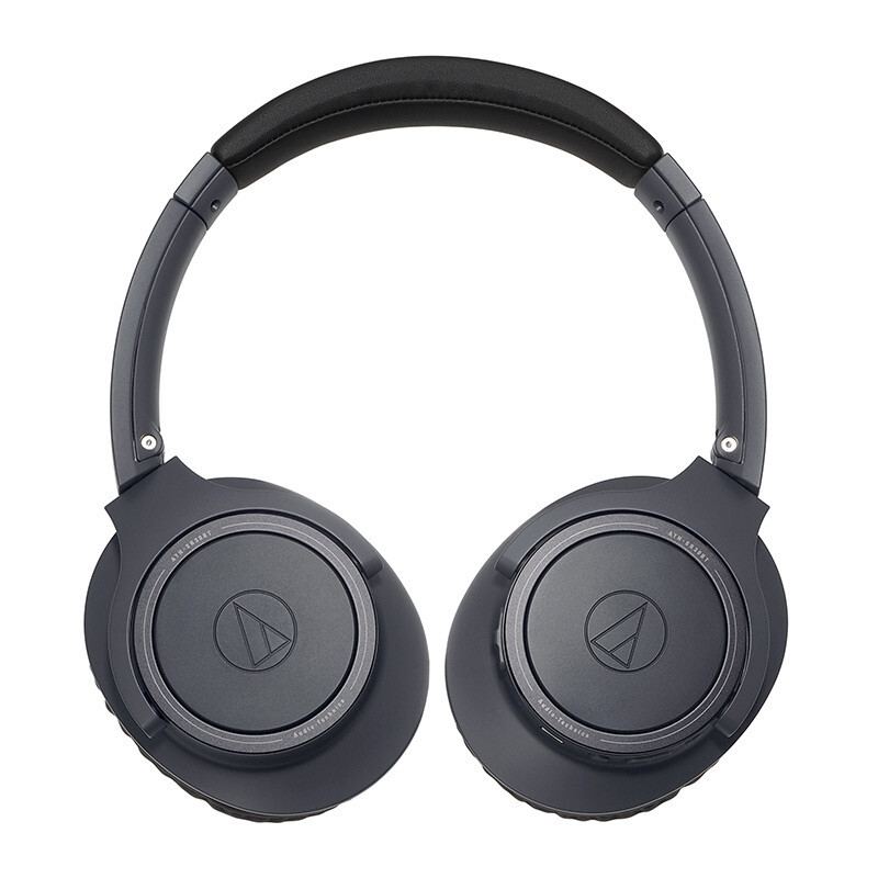 铁三角 SR30BT 便携头戴式无线蓝牙耳机 学生网课 游戏耳麦 HIFI耳机 音乐耳机 黑色
