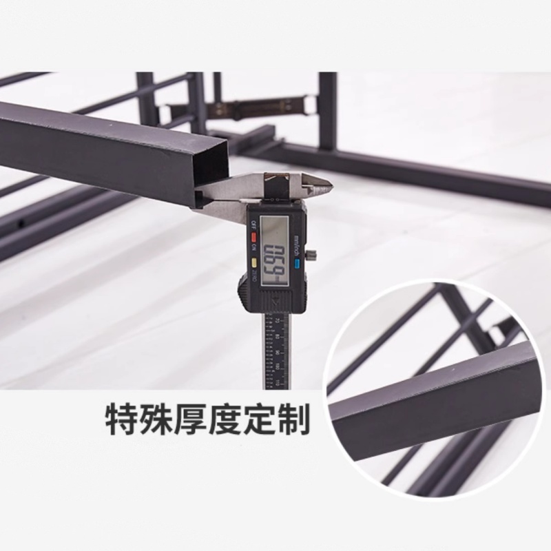 悦兴诚双层办公桌120*50*75cm张高清大图