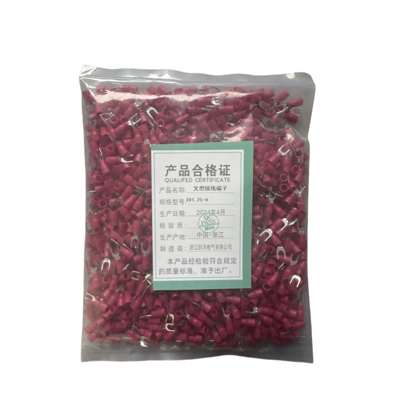 新沃 XINWOM 叉形接线端子 SV1.25-3 (1000只/包) 请备注颜色