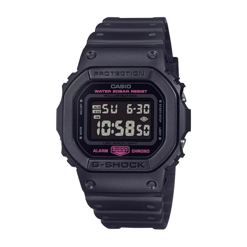 卡西欧(CASIO)男款黑色石英表 awareness 树脂手表48.9mm防水防震多功能计时器