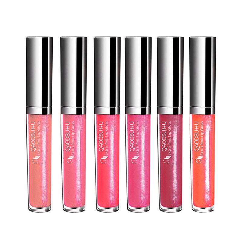 巧迪尚惠qdsuh粉嘟嘟唇彩01柔粉色唇釉不易掉色学生女咬唇妆水晶唇蜜