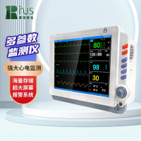 SZOSEN奥生 便携式多功能监护仪含推车 床旁监护器心电呼吸无创血压体温脉率多参数监护仪 OSEN8000