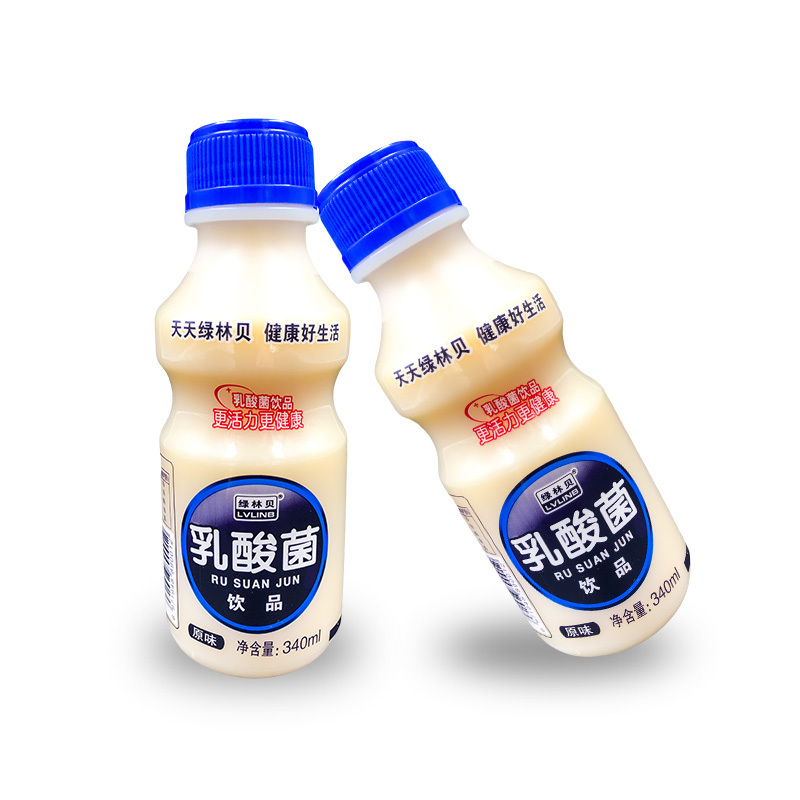 绿林贝 乳酸菌饮品340ml*12瓶胃养元儿童早餐酸奶牛奶饮料整箱