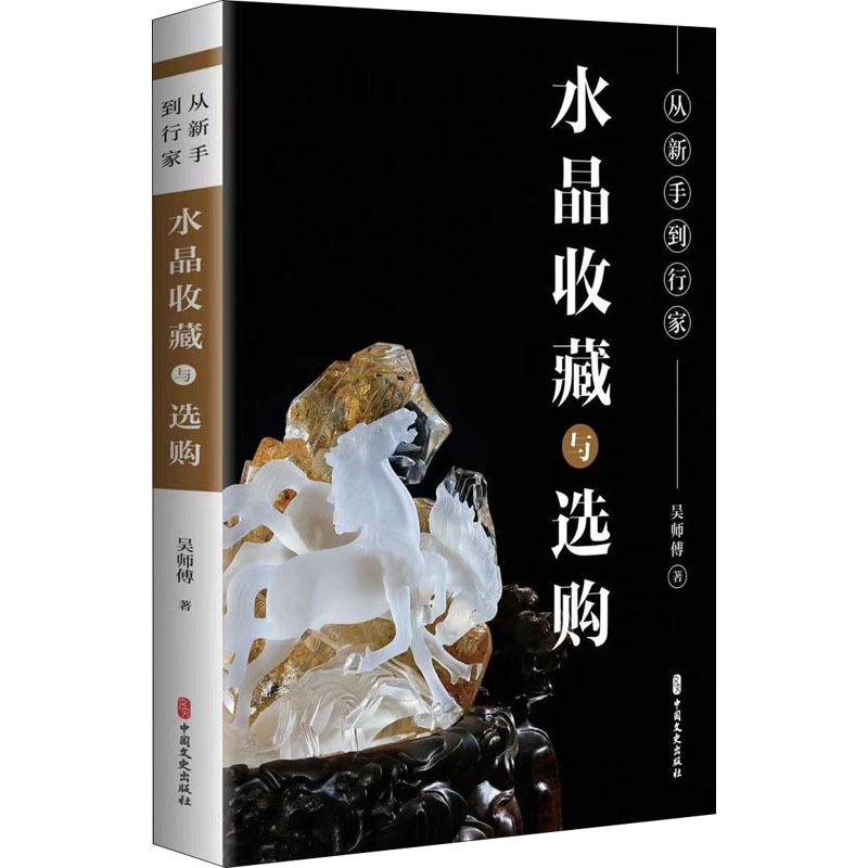 [正版]从新手到行家 水晶收藏与选购 吴师傅 著 文学作品集艺术 书店图书籍 中国文史出版社高清大图