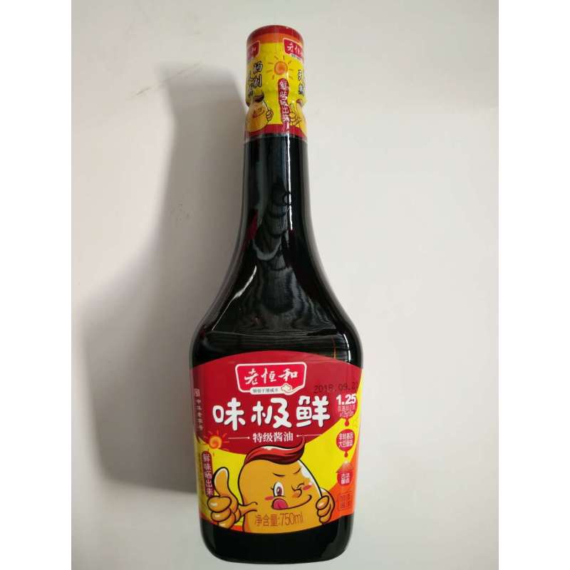 老恒和味极鲜特级酱油750ml