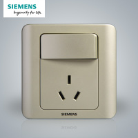 西门子(SIEMENS)开关插座 远景金棕系列一开16A三孔空调插座5UB02021CC133