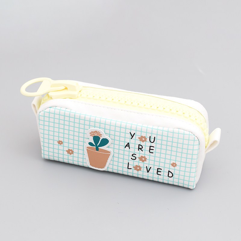 盒大容量多功能多层儿童铅笔盒高初中生帆布创意个性搞怪考试文具袋