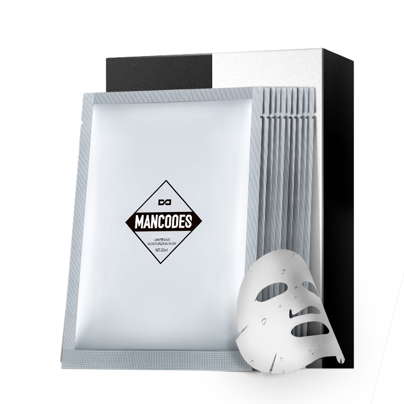 左颜右色 MANCODES美白保湿减暗黄面膜 25g*10片