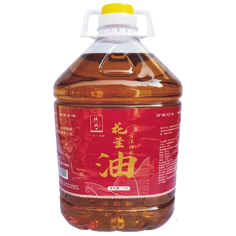 众口福(ZHONGKOUFU) 5L 瑶乡横坑瑶族花生油古法种植 单位:桶