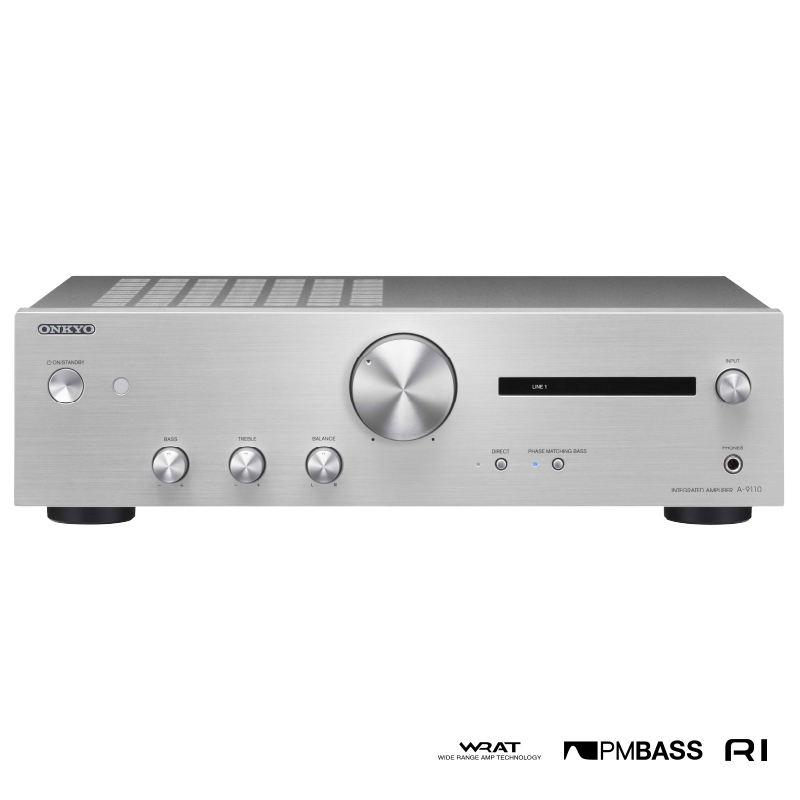 Onkyo/安桥A-9110 合并式立体声放大器2.1声道hifi功放 家用HIFI功放立体声功放