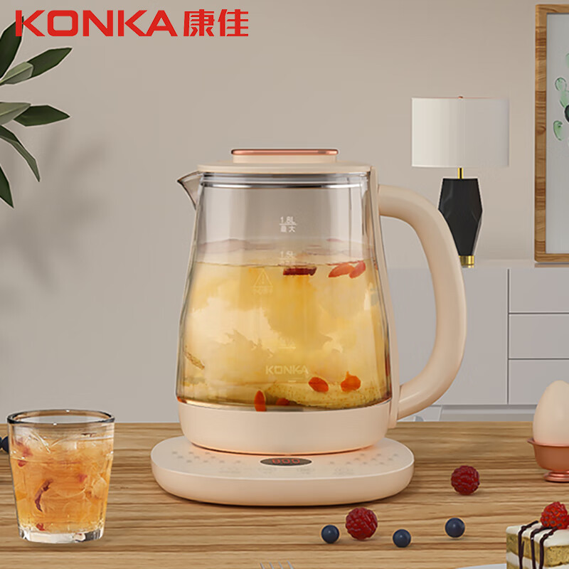 康佳 1.8L大容量 多功能恒温水壶家用养生壶 KYSH-1810E