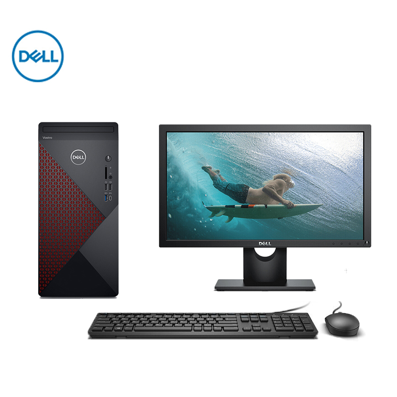 戴尔(DELL)成就5890 全新第十一代酷睿 商用台式机电脑整机19.5英寸屏(定制:i7-11700F 16GB 256GB+2TB GTX1660Ti 6GB独显)超强扩展